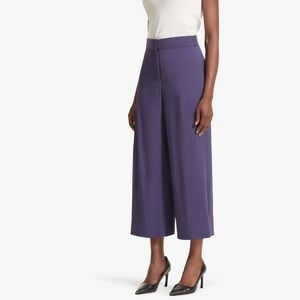 Elegant Purple Wide-Leg Pants